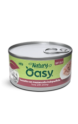 Oasy Wet Cat Natury Soft Jelly - Tonnetto con Mazzancolle - 150 g