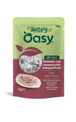 Oasy Wet Cat Natury Soft Jelly - Tonnetto Con Mazzancolle - 70 g