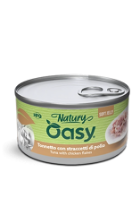 Oasy Wet Cat Natury Soft Jelly - Tonnetto con Straccetti di Pollo - 150 g