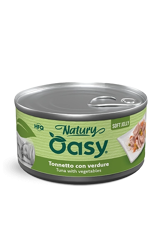 Oasy Wet Dog Natury Soft Jelly - Tonnetto con Verdure - 150 g