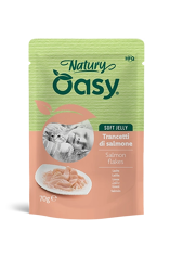 Oasy Wet Cat Natury Soft Jelly - Salmone - 70 g