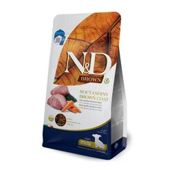 N&D Brown Dog Agnello,Spirulina e Carote Puppy Mini -1,5 Kg
