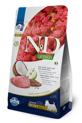 N&D Quinoa Dog Senior Agnello, Mela e Coco Mini - 1,5 kg