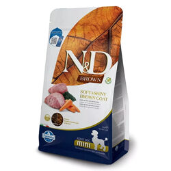 N&D Brown Dog Agnello,Carote e Spirulina Adult Mini - 5 Kg  