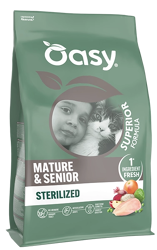 Oasy Dry Cat Superior  Mature & Senior Sterilized - Pollo - 300 g