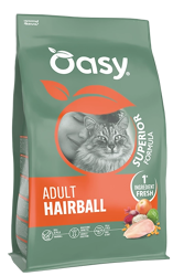 Oasy Dry Cat Superior Adult - Hairball - 1,5 kg