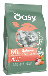 Oasy Dry Cat Superior Adult - Salmone - 1,5 kg