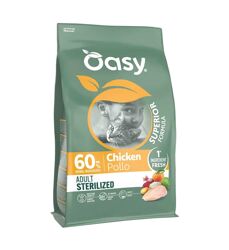 Oasy Dry Cat Superior Adult - Sterilized Pollo - 1,5 kg