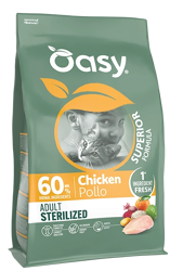 Oasy Dry Cat Superior Adult - Sterilized Pollo - 6 kg