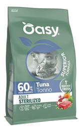 Oasy Dry Cat Superior Adult - Sterilized Tonno - 1,5 kg