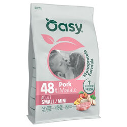 Oasy Dry Dog Monoprotein Adult Small/Mini Maiale - 800 g