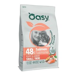 Oasy Dry Dog Monoprotein Puppy Small/Mini Salmone - 800 g
